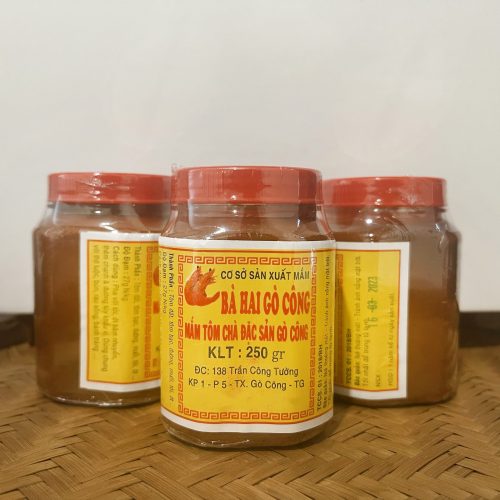 mắm tôm chà gò công 250g hủ nhựa